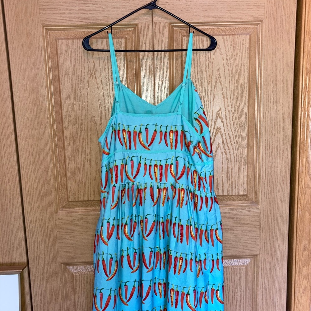 Chili Pepper Print Sundress - Picture 2 of 5